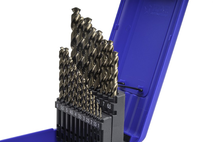 JUEGO BROCAS DIN338 19-UDS. - 1466 - 1-10X0,50 HSS Co MULTI-INOX  (1021)