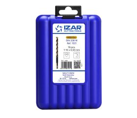 JUEGO BROCAS DIN338 19-UDS. - 1466 - 1-10X0,50 HSS Co MULTI-INOX  (1021)