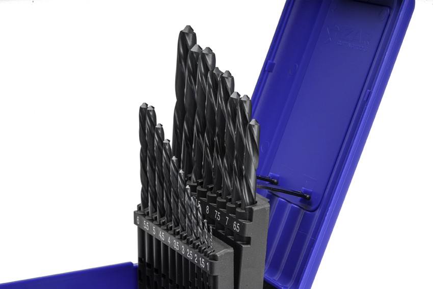 JUEGO BROCAS DIN338 19-UDS. - 1466 - 1-10X0,50 HSS (1025)