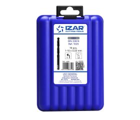 JUEGO BROCAS DIN338 19-UDS. - 1466 - 1-10X0,50 HSS (1025)