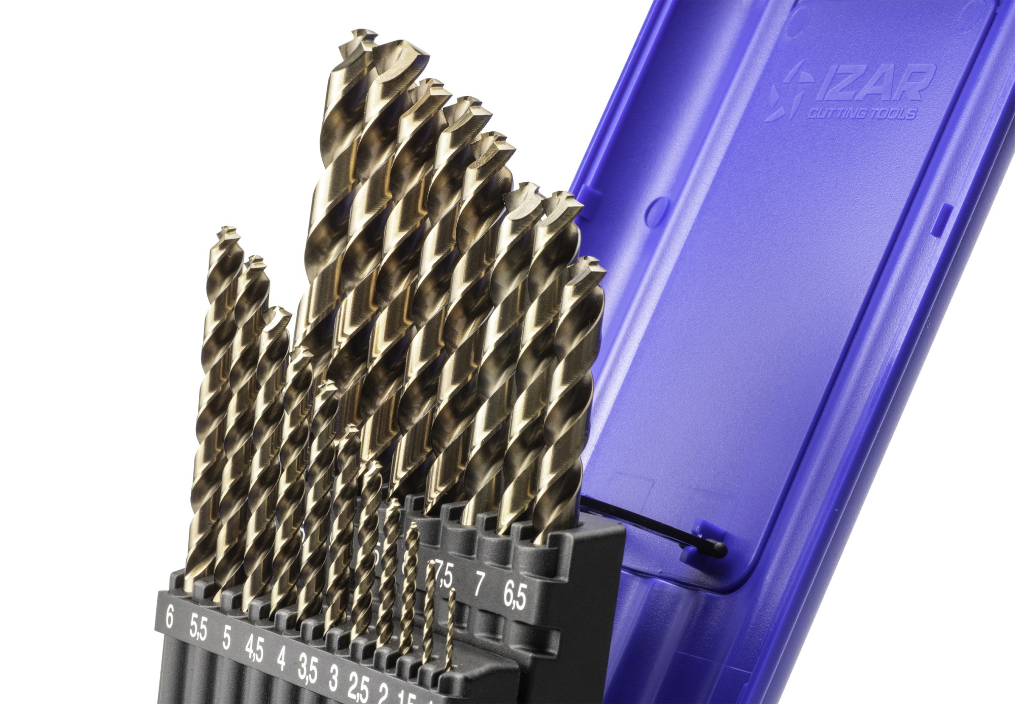 JUEGO BROCAS DIN338 19-UDS. - 1466 - 1-10X0,50 HSS Co (1032)