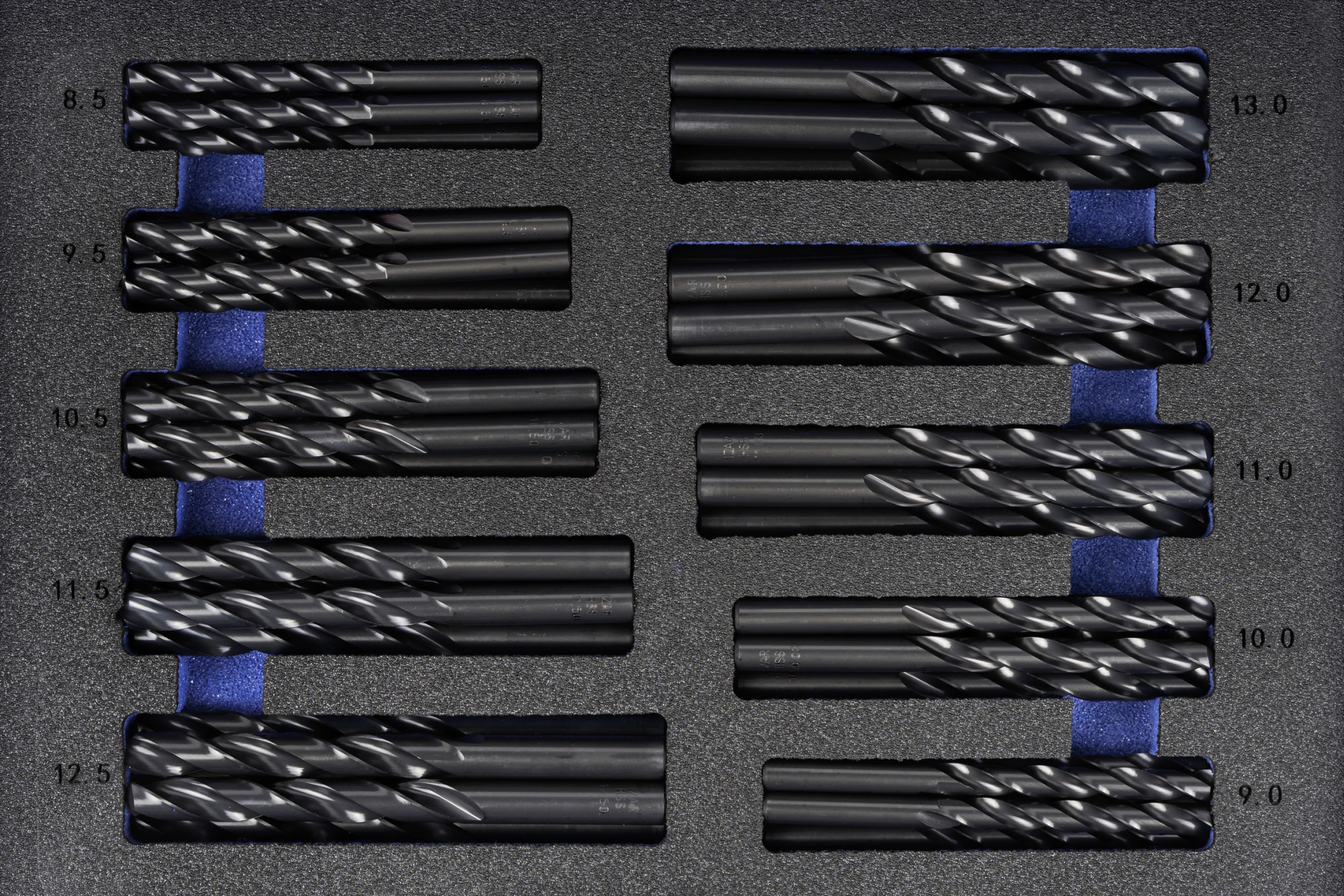 MALETIN BROCAS DIN338N - 1470 - 1-13X0,50 +3,3 +4,2 HSS (220 UDS. 1010)