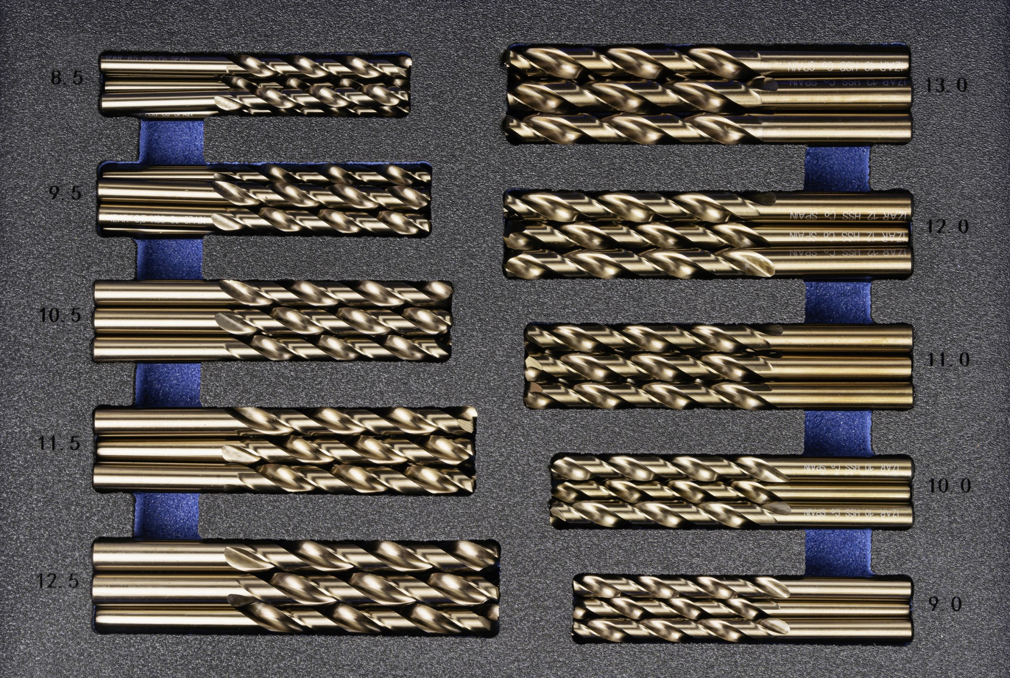 MALETIN BROCAS DIN338N - 1470 - 1-13X0,50 +3,3 +4,2 HSSE (220 UDS. 1016)