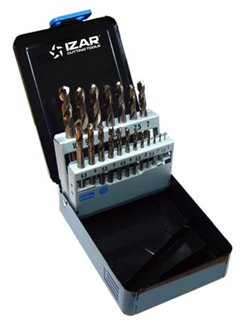 JUEGO BROCAS DIN1897N 19-UDS. - 1476 - 1-10X0,50 HSSE (1056)