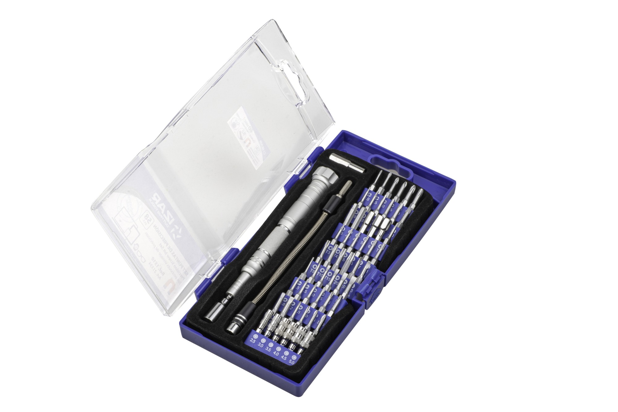 SET REPARADOR DISPOSITIVOS ELECTRONICOS - 1510 - SET REPARACION MOVILES-TABLETAS 58 PCS.