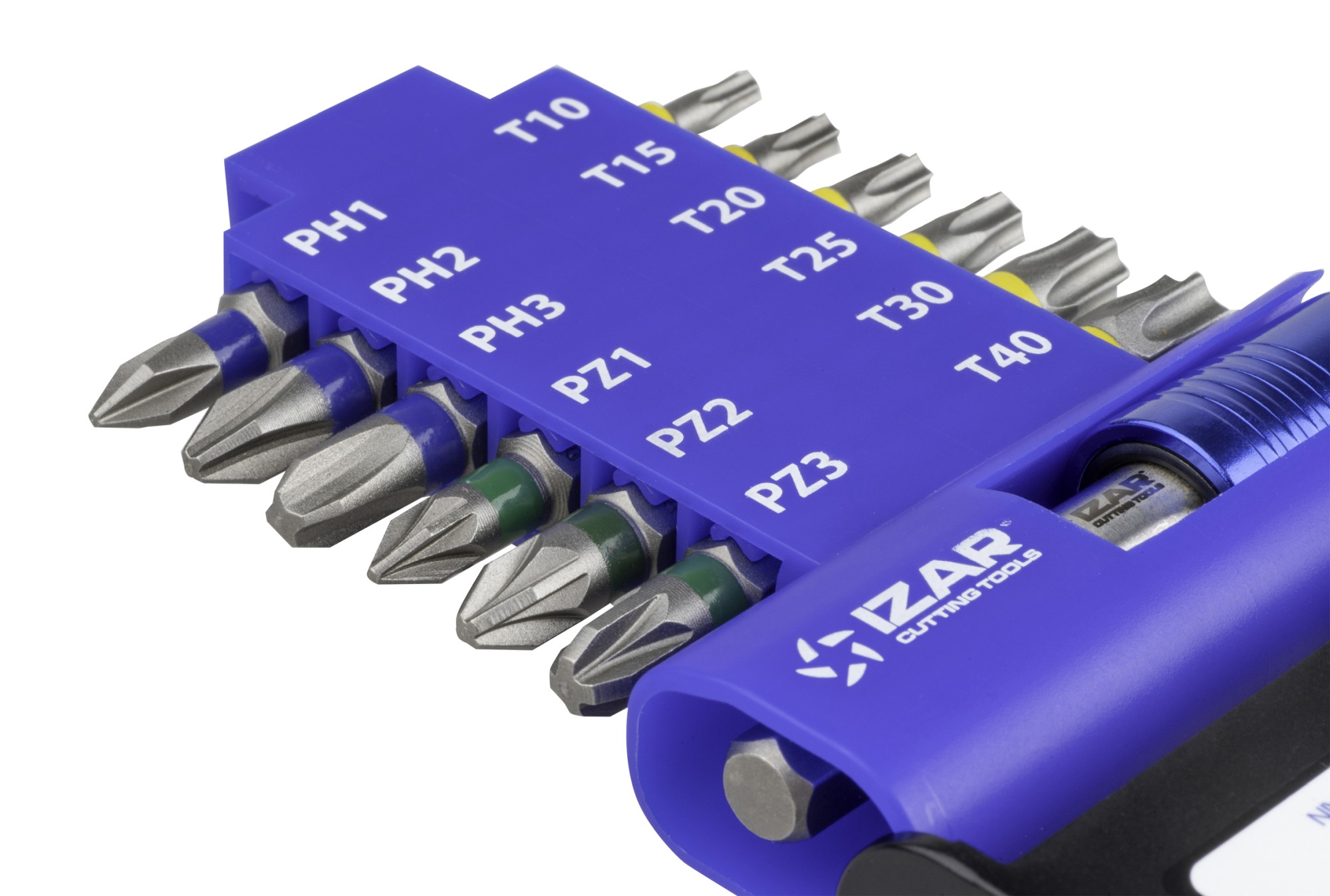 PUNTA ATORNILLAR DIN3126 STANDARD - 1520 - SET PH1-2-3 PZ1-2-3 T10-15-20-25-30-40