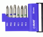 PUNTA ATORNILLAR DIN3126 STANDARD - 1520 - SET L50 PH1-2-3-PZ1-2-3 (6 pcs.)