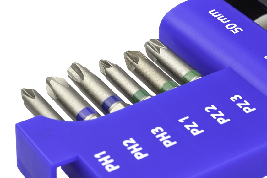 PUNTA ATORNILLAR DIN3126 STANDARD - 1520 - SET L50 PH1-2-3-PZ1-2-3 (6 pcs.)