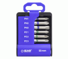 PUNTA ATORNILLAR DIN3126 STANDARD - 1520 - SET L50 PH1-2-3-PZ1-2-3 (6 pcs.)