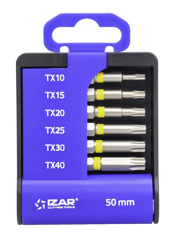 PUNTA ATORNILLAR DIN3126 STANDARD - 1520 - SET L50 T10-15-20-25-30-40 (6 pcs.)
