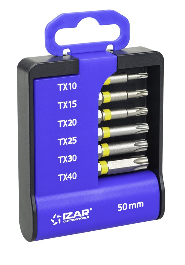 PUNTA ATORNILLAR DIN3126 STANDARD - 1520 - SET L50 T10-15-20-25-30-40 (6 pcs.)