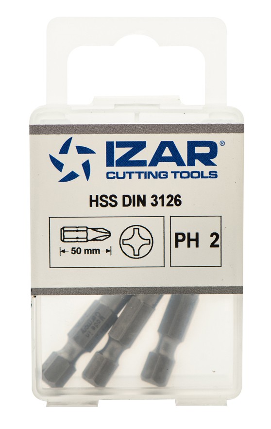 PUNTA ATORNILLAR DIN3126 TORSION  - 1521 - PH 1 - L25 - (pack 5 pcs.  -  EUR/pack)