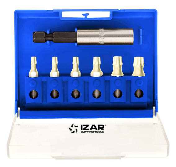 PUNTA ATORNILLAR DIN3126 ZIRKONIO - 1522 - SET T10-15-20-25-30-40