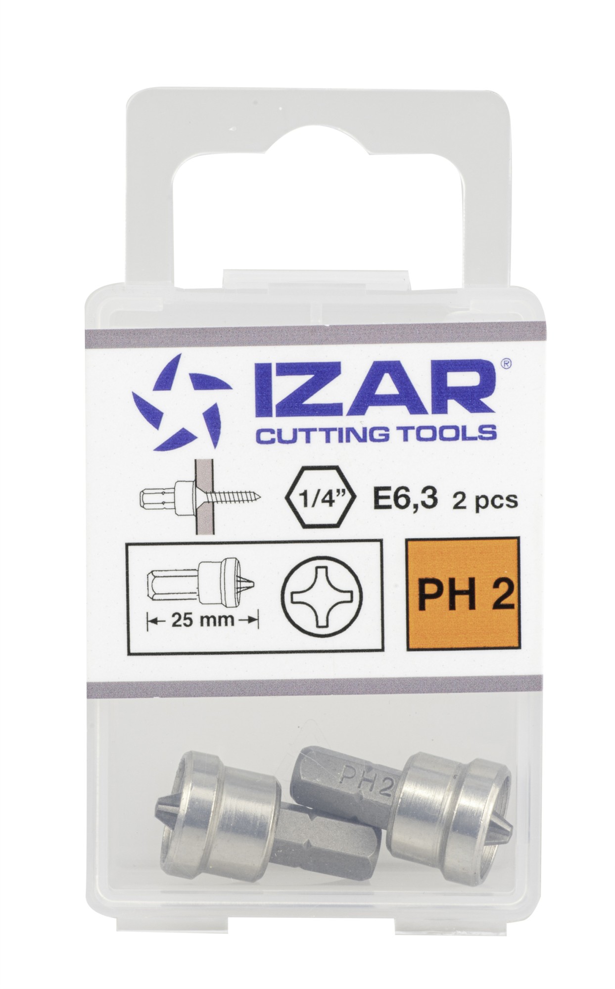 PUNTA ATORNILLAR + TOPE CARTON-YESO - 1527 - SET PH2 (L25-L50) + PZ2 (L25-L50)