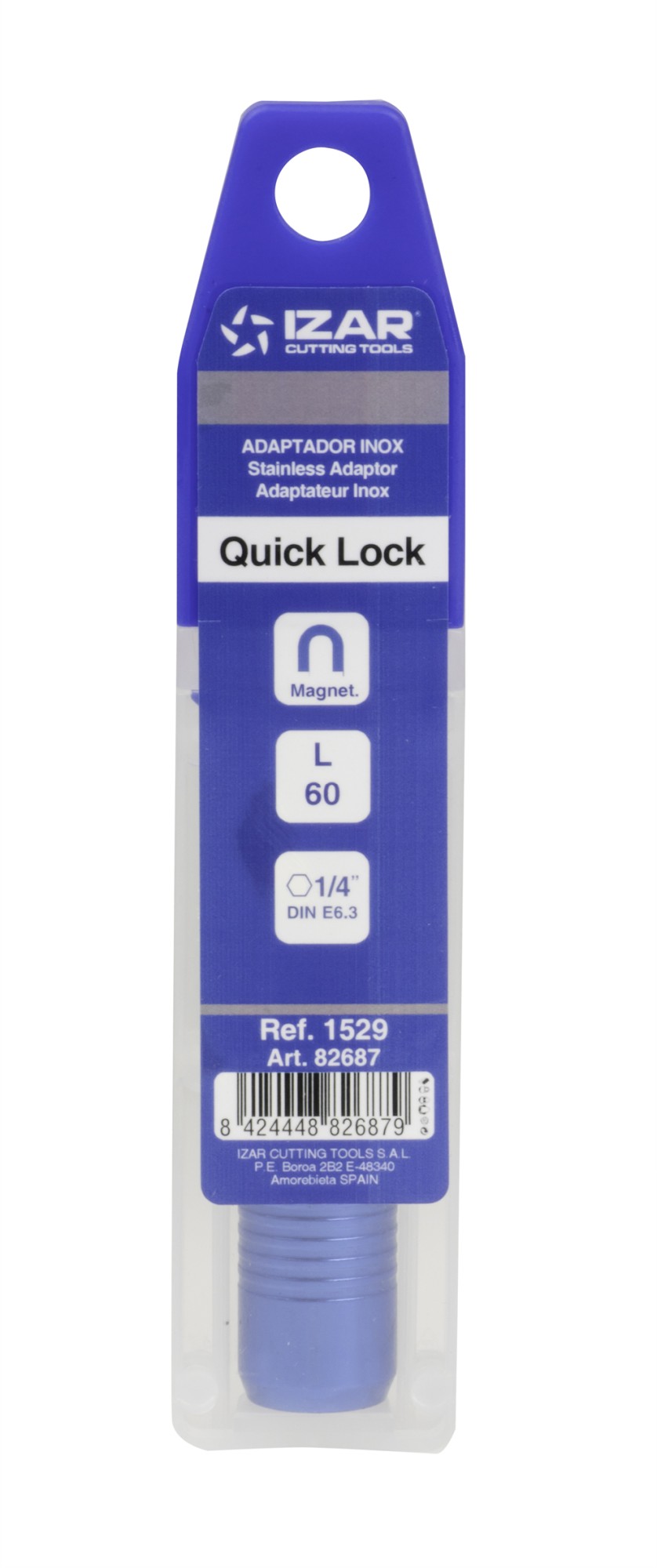 ADAPTADOR PUNTA ATORNILLAR - 1529 - ADAPTADOR MAGNETICO 06,00 mm