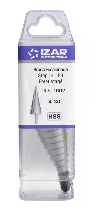 BROCA HSS ESCALONADA - 1602 - 04,0X12,0-09