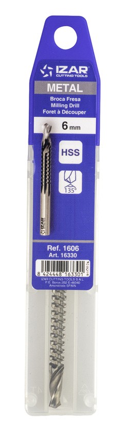 BROCA-FRESA HSS  - 1606 - 6,00 mm