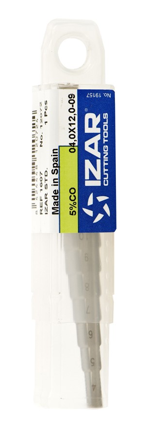 BROCA HSS Co ESCALONADA - 1607 - 04,0X12,0-09