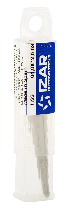 BROCA HSS ESCALONADA ESPIRAL - 1612 - 04,0X12,0-09