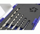 BROCA HSS HEXAGONAL 1/4 LARGA DIN E6.3 METAL - 1613 - SET 3-4-5-6-8 mm