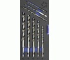 BROCA HSS HEXAGONAL 1/4 LARGA DIN E6.3 METAL - 1613 - SET 3-4-5-6-7-8-9-10 mm