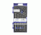 BROCA HSS HEXAGONAL 1/4 LARGA DIN E6.3 METAL - 1613 - SET 3-4-5-6-7-8-9-10 mm