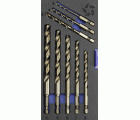 BROCA HSS Co HEXAGONAL 1/4 LARGA DIN E6.3 METAL - 1616 - SET 3-4-5-6-7-8-9-10 mm