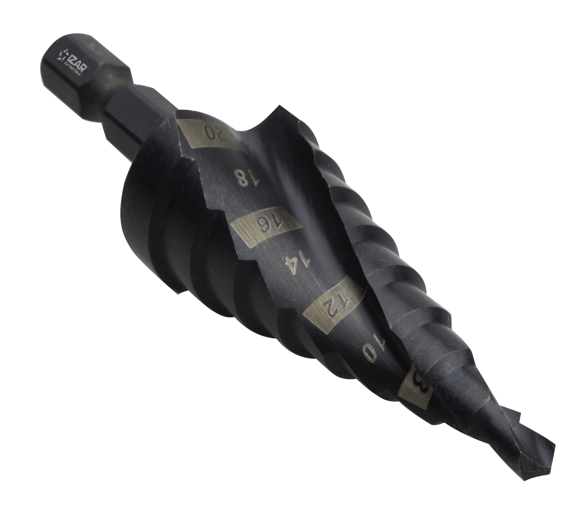 BROCA HSS Co  ESCALONADA ESPIRAL DIN E6.3 - 1622 - 04,0X12,0