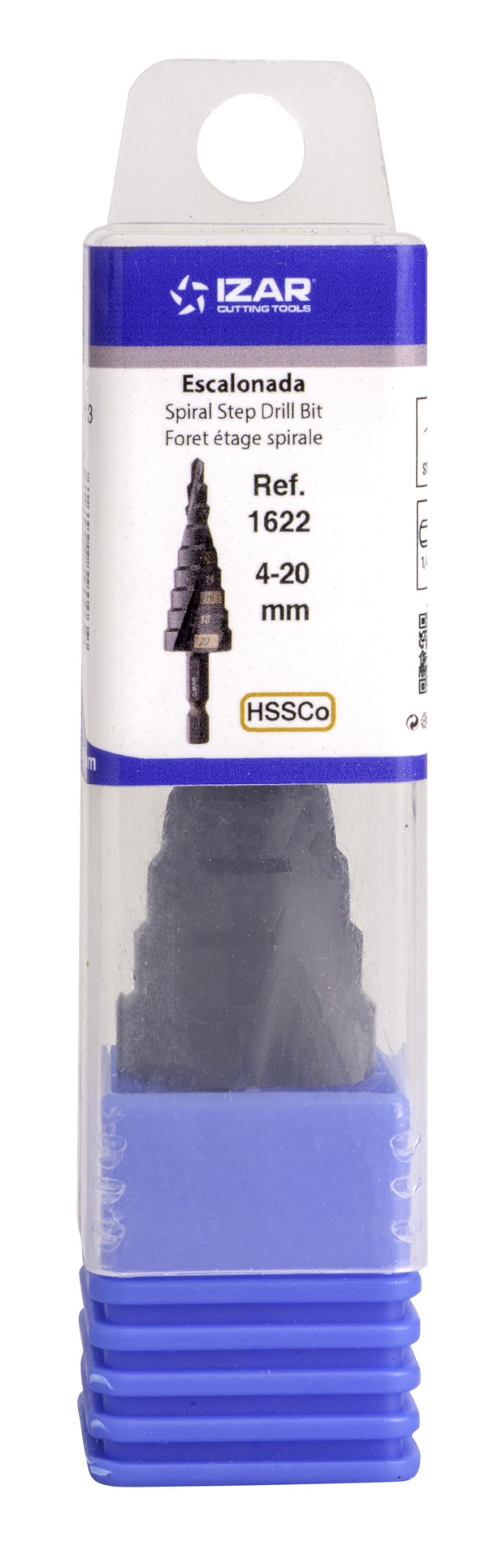 BROCA HSS Co  ESCALONADA ESPIRAL DIN E6.3 - 1622 - 04,0X12,0