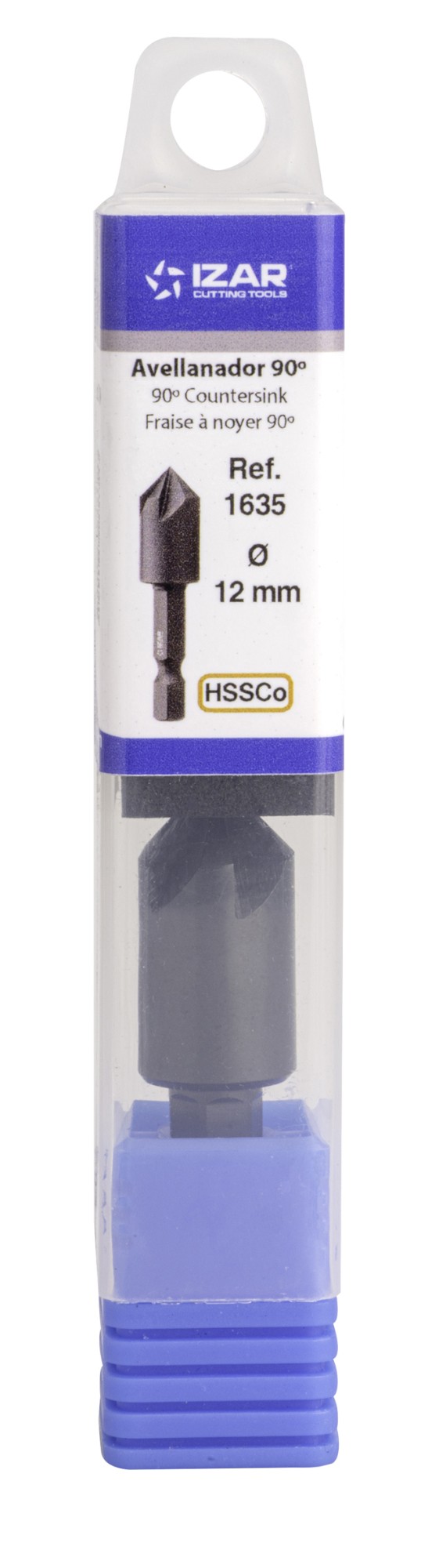 AVELLANADOR HSS Co 5Z DIN E6.3 - 1635 - 12,00 mm