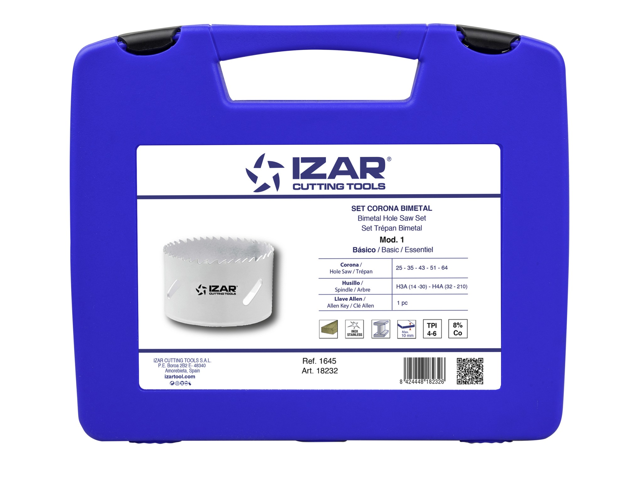 CORONA HSS Co BIMETAL - 1645 - SET BASICO