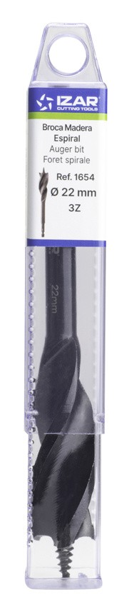 BROCA MADERA ESPIRAL 3Z MANGO E6.3 - 1654 - 13,00 mm
