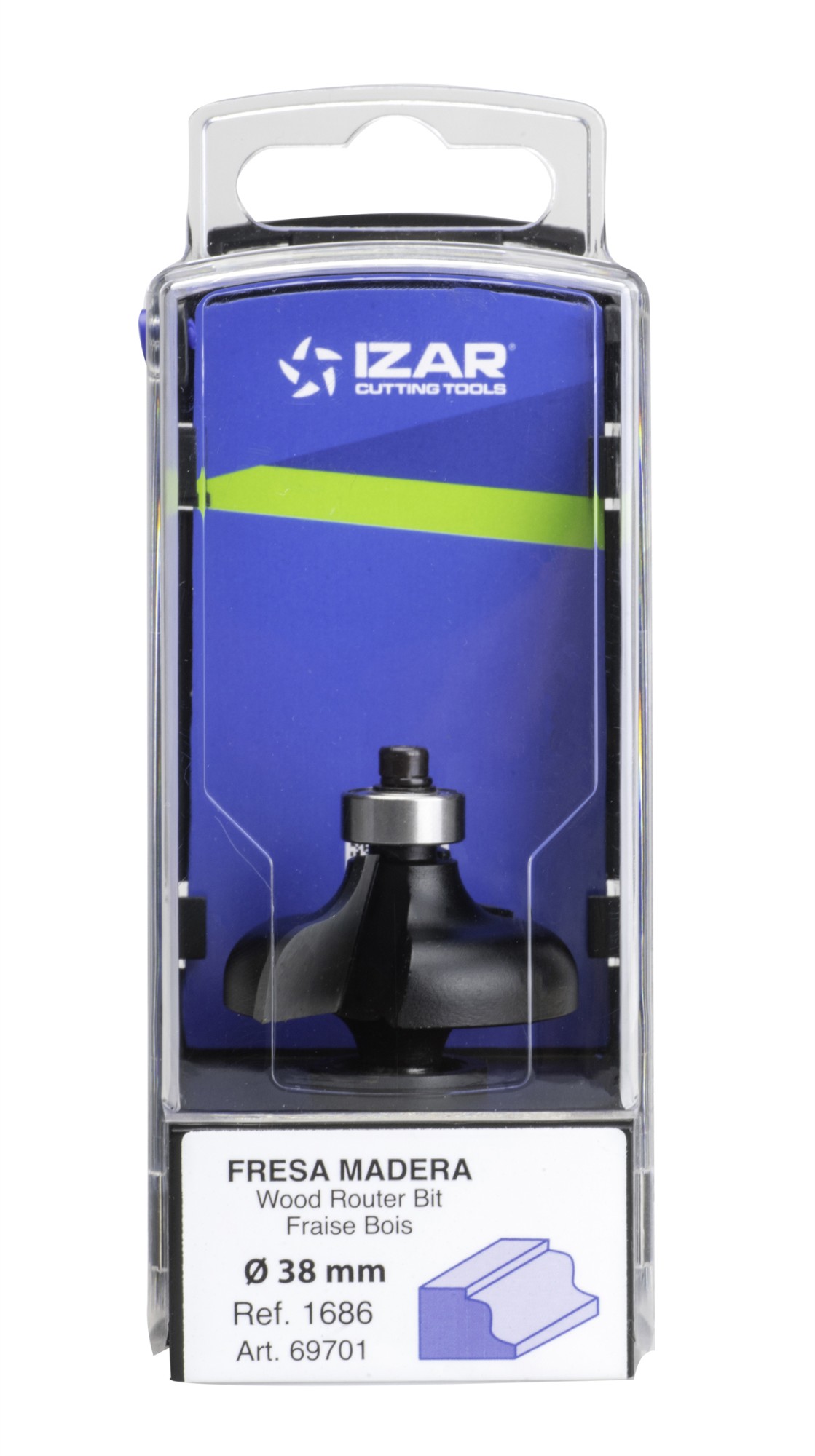 FRESA MADERA PERFILAR - 1686 - 31,80 mm