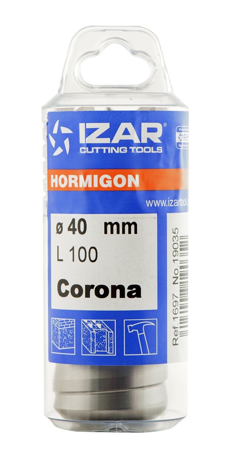 CORONA METAL DURO PESADA HORMIGON - 1697 - 40,00 mm