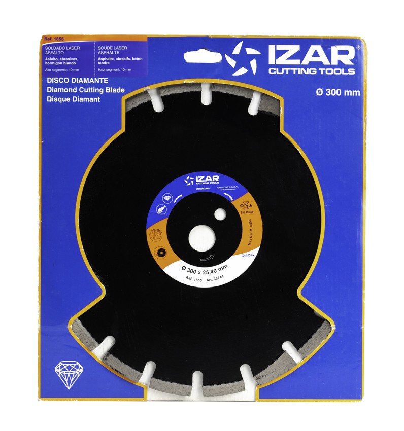 DISCO DIAMANTE ASFALTO - 1855 - 300 x 10 mm