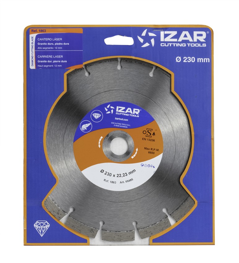 DISCO DIAMANTE CANTERO - 1863 - 230 x 12 mm
