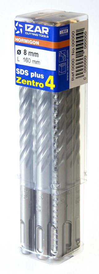 BROCA SDS PLUS ZENTRO4 MULTI-PACK - 1869 - 5,00x110 mm