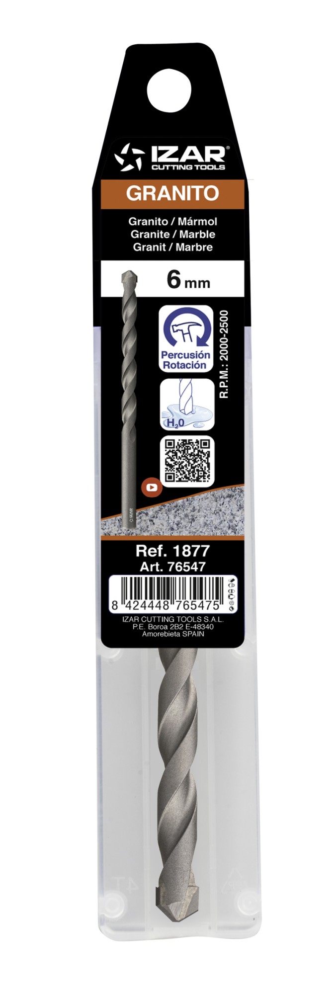 BROCA GRANITO - 1877 - 03,00 mm