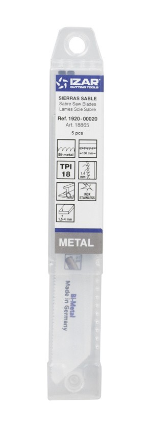 SIERRA SABLE METAL - 1920 - MOD. 00020 (S922EF) - (pack 5 uds.  -  EUR/pack)