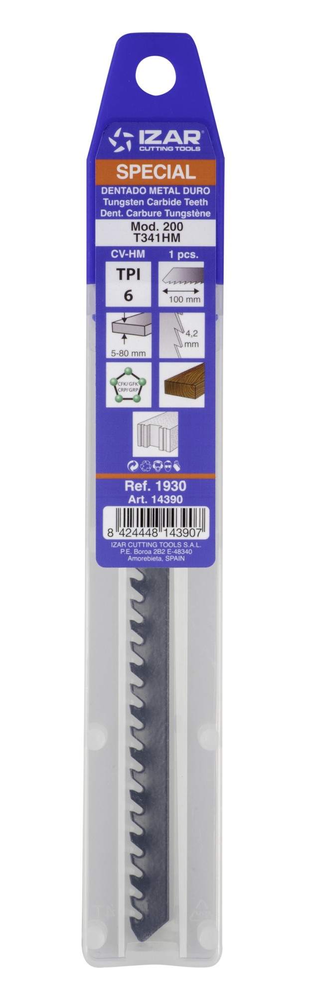 SIERRA CALAR ESPECIAL AMARRE T - 1930 - MOD. 200 (T341HM) - (pack 1 ud.  -  EUR/pack)