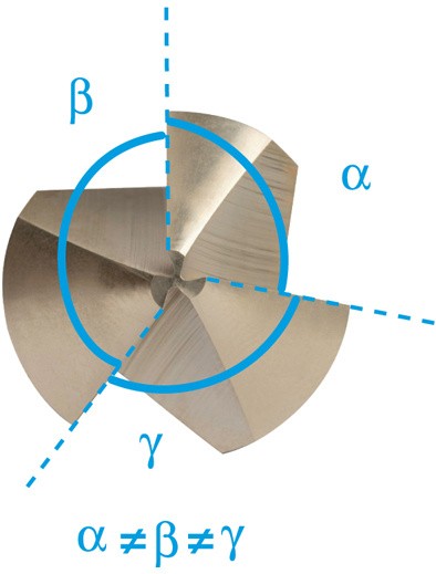 AVELLANADOR HSS Co DIN335C 90º ANTIVIBRACIÓN - 2574 - 04,30 mm - PUNTA ZIRKONIO