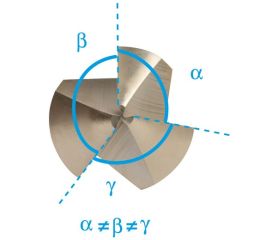 AVELLANADOR HSS Co DIN335C 90º ANTIVIBRACIÓN - 2574 - 10,00 mm - PUNTA ZIRKONIO