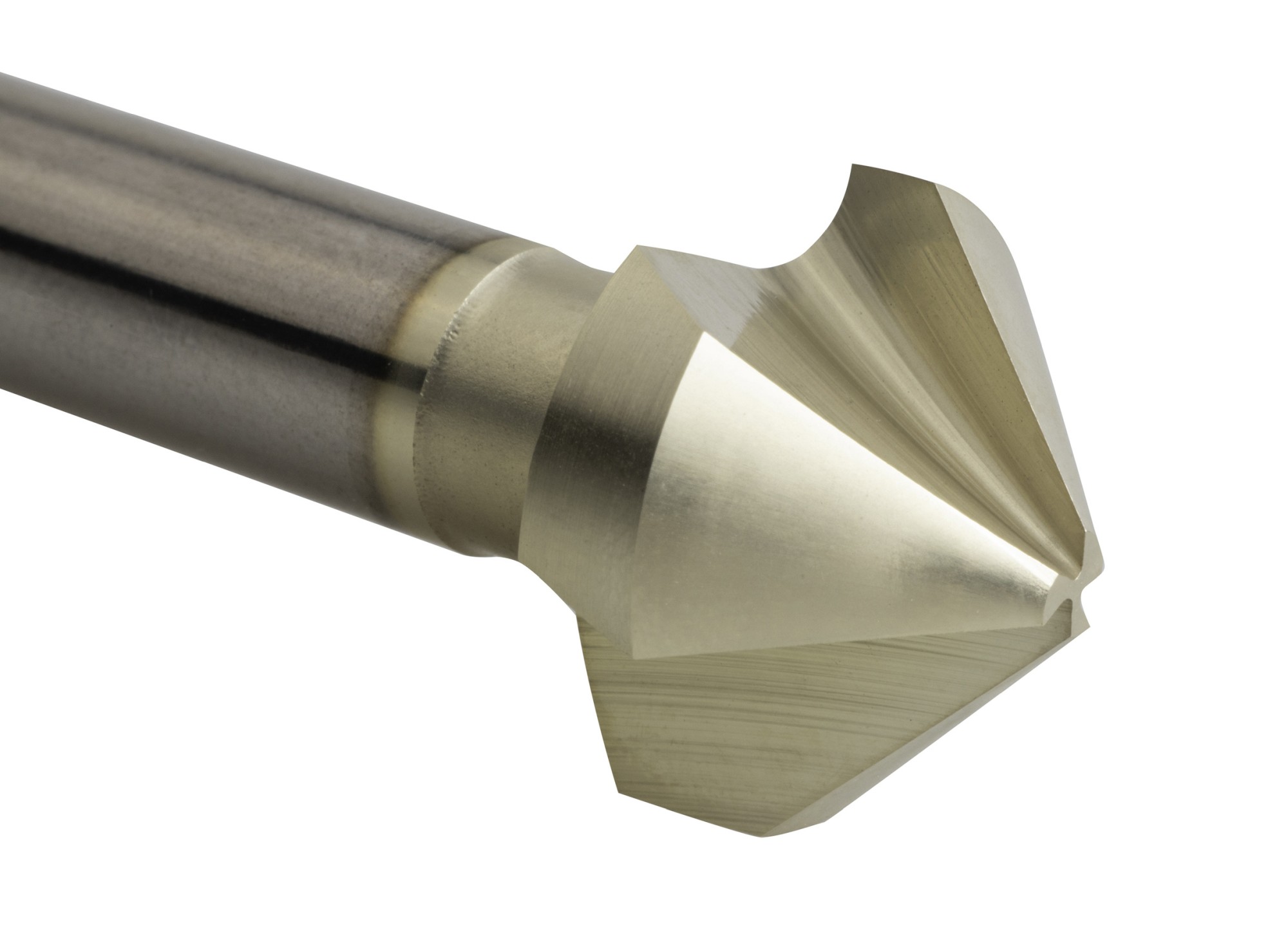 AVELLANADOR HSS Co DIN335C 90º ANTIVIBRACIÓN - 2574 - 04,30 mm - PUNTA ZIRKONIO