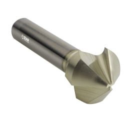 AVELLANADOR HSS Co DIN335C 90º ANTIVIBRACIÓN - 2574 - 10,00 mm - PUNTA ZIRKONIO