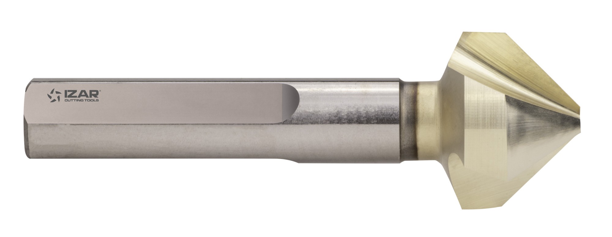 AVELLANADOR HSS Co DIN335C 90º ANTIVIBRACIÓN - 2574 - 04,30 mm 3P - PUNTA ZIRKONIO