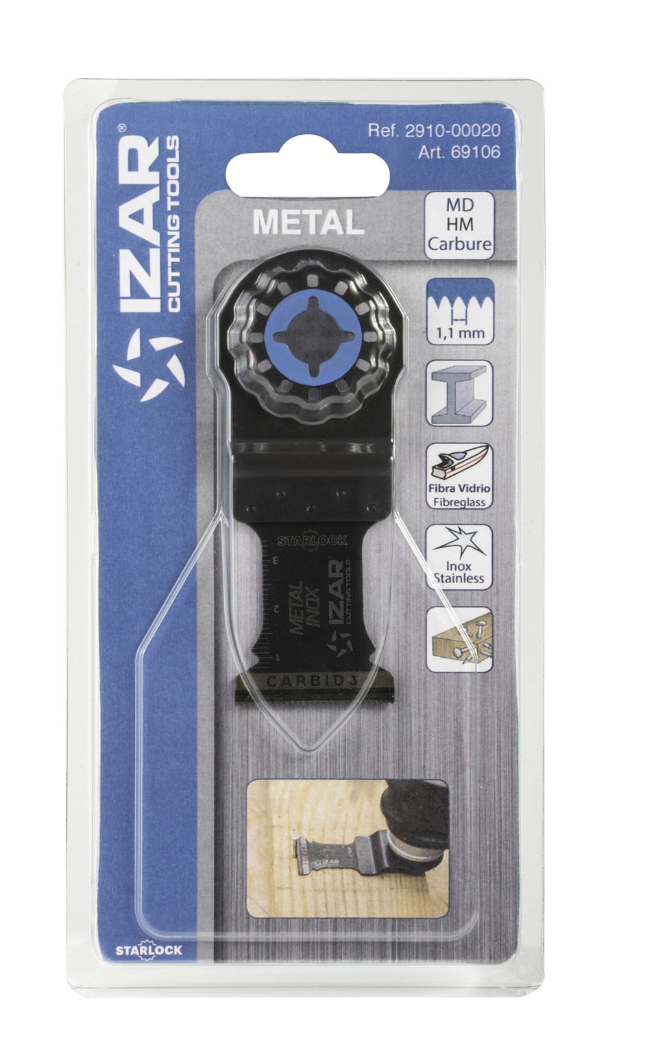 SIERRA OSCILANTE MULTI-FUNCION METAL - 2910 - MOD. 00020 (OT11/32HM)