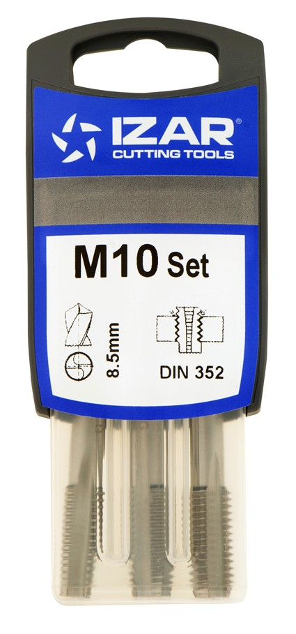 JUEGO 3-MACHOS MANO HSS DIN352 (M) BLISTER - 3003 - 03,00X0,50