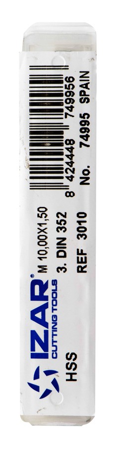 MACHO MANO HSS DIN352/2181 (M/MF) - 3010 - 02,00X0,40-1 (M) DIN 352