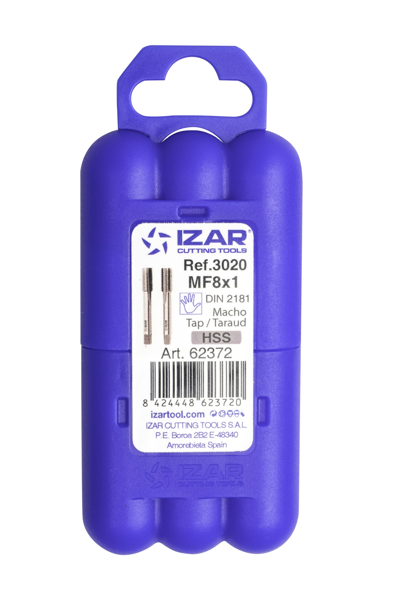 JUEGO 2-MACHOS MANO HSS DIN2181 (MF) - 3020 - 04,00X0,50