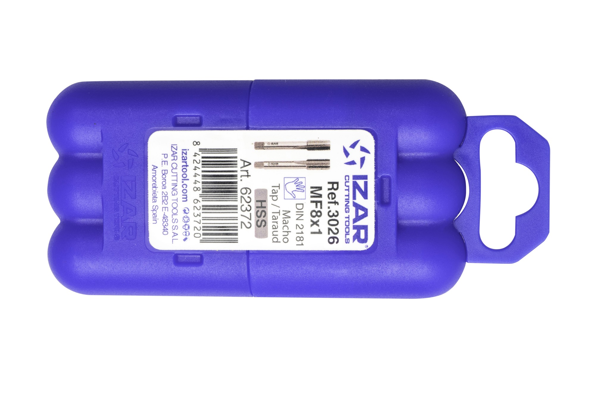 JUEGO 2-MACHOS MANO HSS DIN5157 (GAS-BSP) - 3026 - DIN-01/08X28